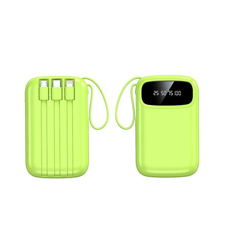 20000mAh Portable Power Bank with Built-in Cable