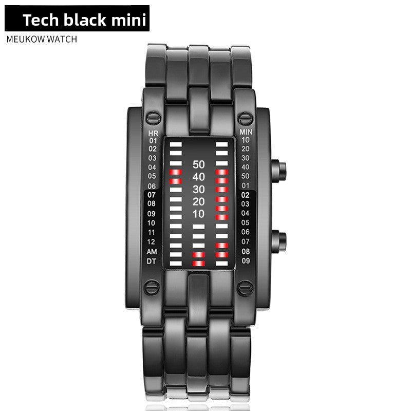 LED Binary Display Electronic Watch