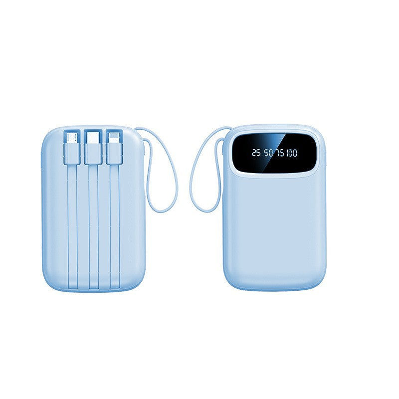 20000mAh Portable Power Bank with Built-in Cable